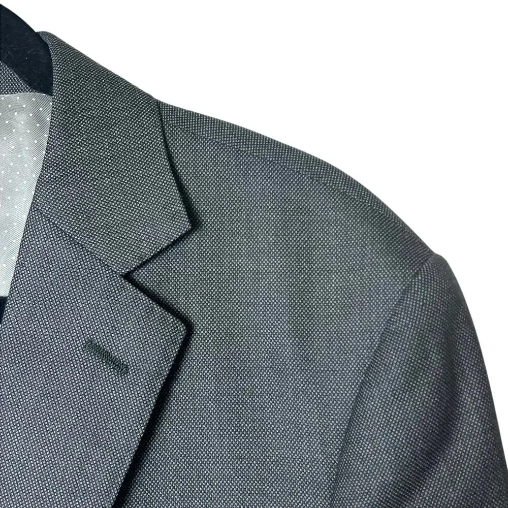 J. Hilburn Vitale Barberis Canonico Sport Coat Blazer Men's 43L Italian Wool